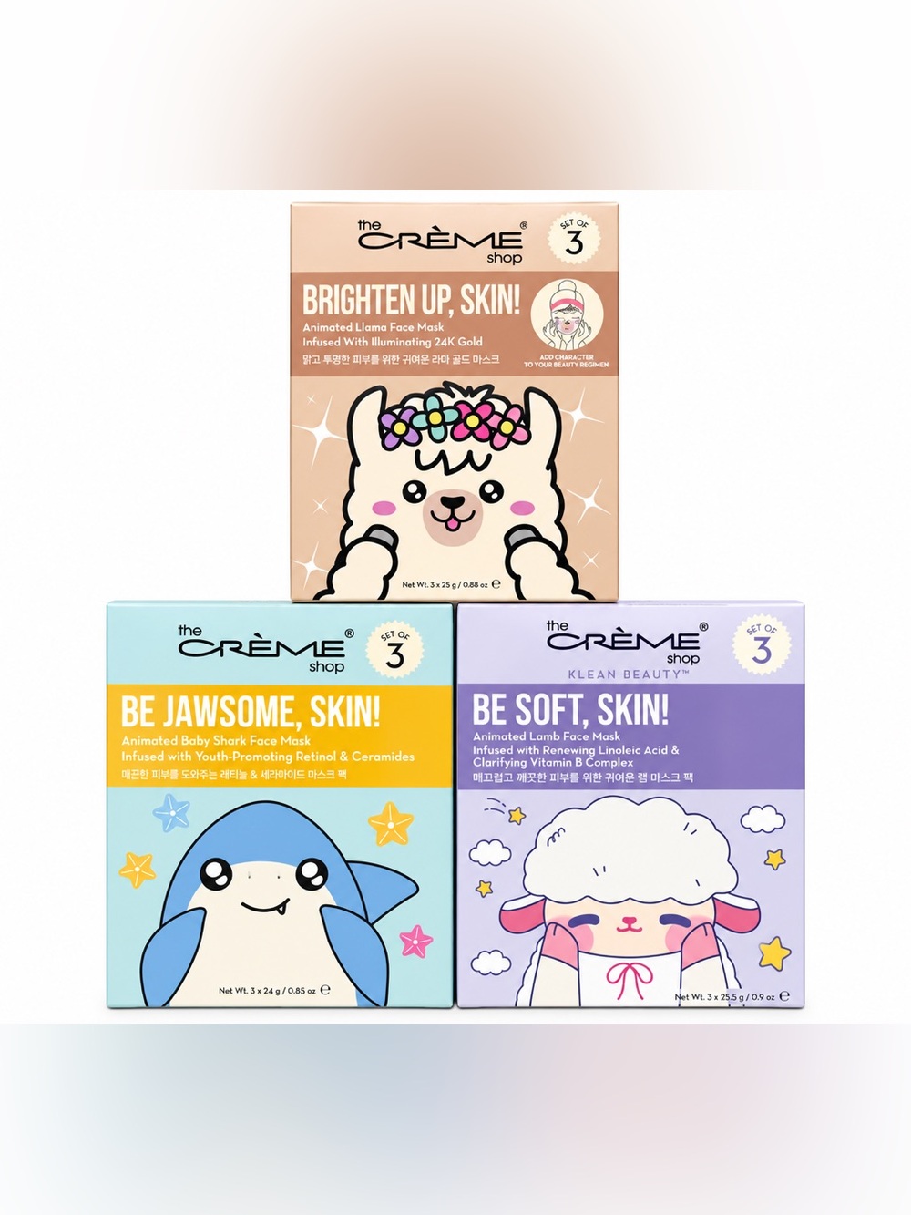 The Crème Shop 9 face max + FREE gift